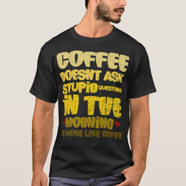 T-shirt Le café empoisonne (Devant)