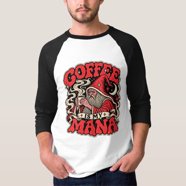 T-shirt Le Café Est Mon Mana  (Devant)