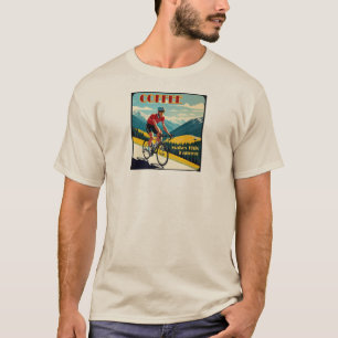 T-shirt Le Café Fait Que Cela Se Passe En Cyclisme