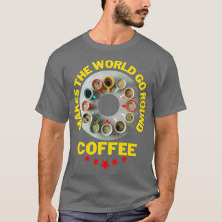 T-shirt Le café fait tourner le monde en sorcier 2
