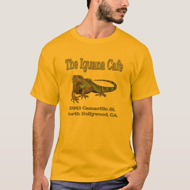 T-shirt le café iguane (Devant)