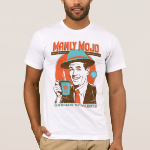 T-shirt Le café Manly Mojo
