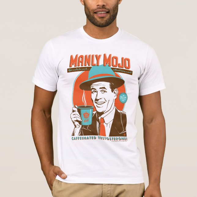 T-shirt Le café Manly Mojo (Devant)