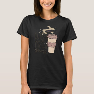 T-shirt Le Café Me Donne Des Pouvoirs D'Enseignant, Tea D'