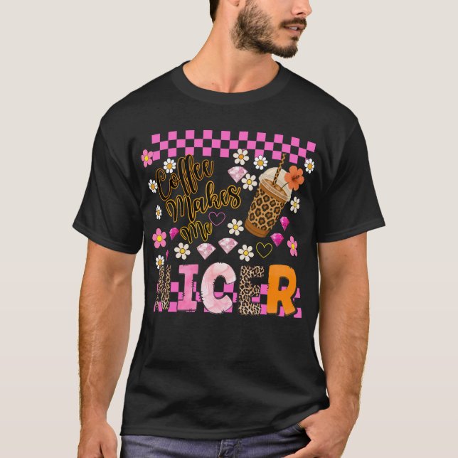 T-shirt Le Café Me Rend Plus Sympa. (Devant)