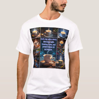 T-shirt Le café raconte une histoire