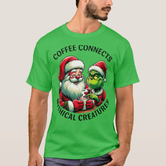 T-shirt Le café relie les créatures mythiques