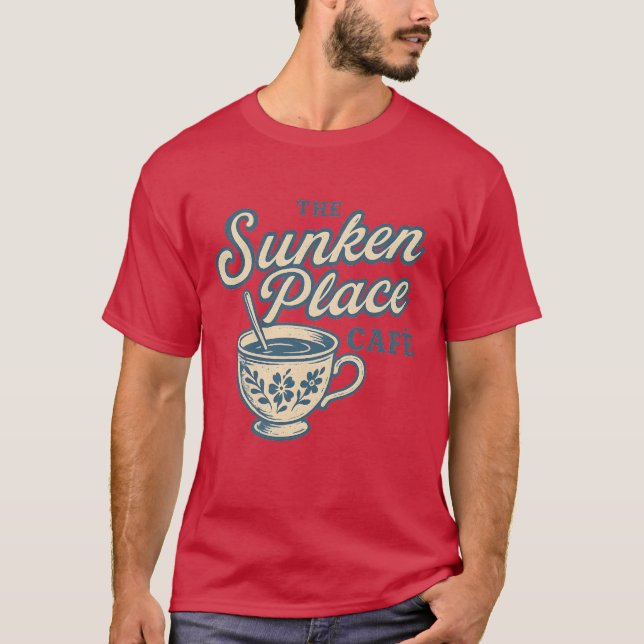 T-shirt Le café Sunken Place (Devant)