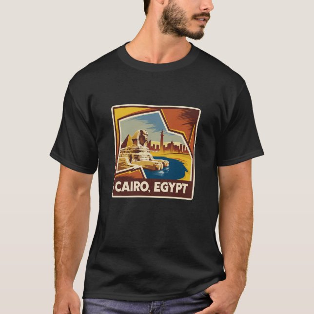 T-shirt Le Caire Egypte Amateurs idée cadeau (Devant)
