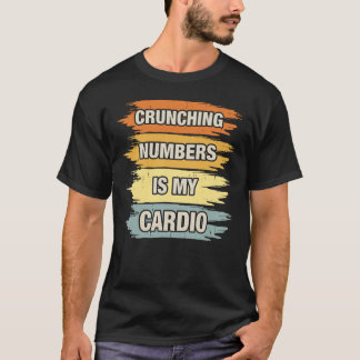 T-shirt Le calcul des hommes est mon tee-shirt Cardio