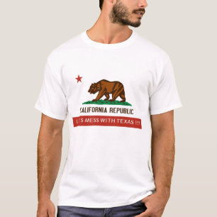 T-shirt le Californie-état-drapeau, A LAISSÉ LES USA SAL