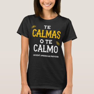 T-shirt Le Calmas O Le Calmo Drôle Conférencier espagnol M