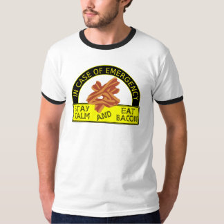 T-shirt Le calme de séjour, mange la chemise de lard