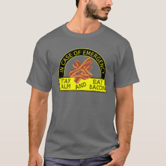 T-shirt Le calme drôle de séjour, mange la chemise de lard