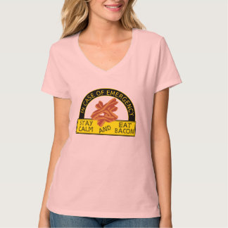 T-shirt Le calme drôle de séjour, mange la chemise de lard