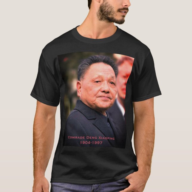 T-shirt Le camarade Deng Xiaoping - Leader chinois (Devant)