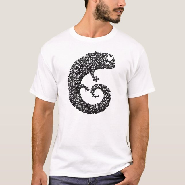 T-shirt Le caméléon (Devant)