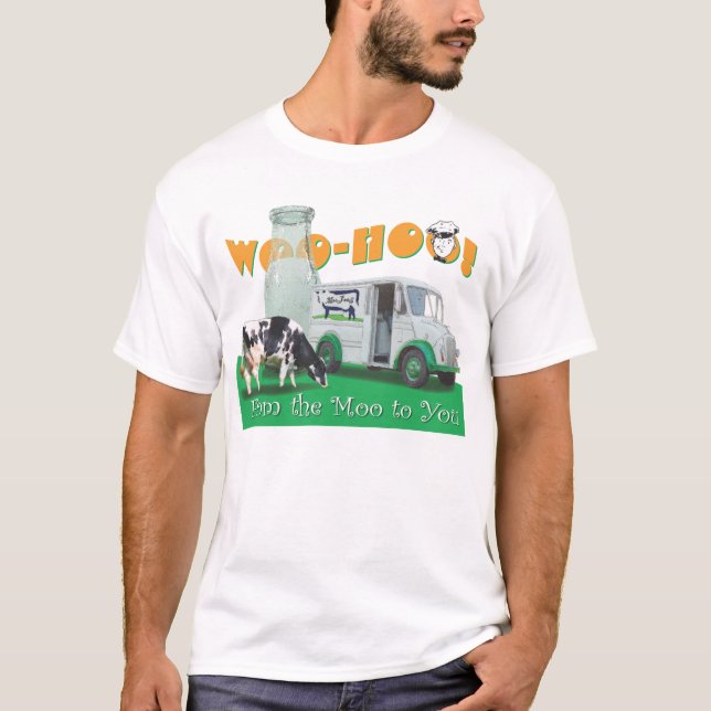 T-shirt Le camion de lait livre (Devant)