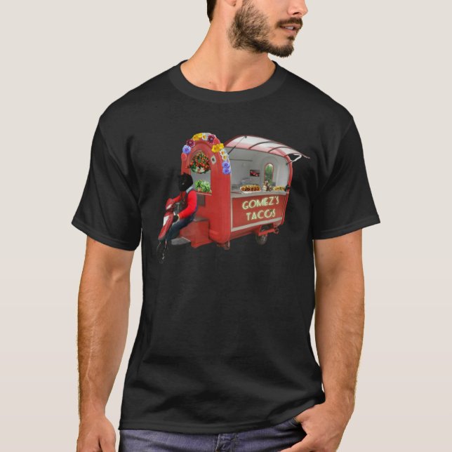 T-shirt Le camion de tacos de Gomez  (Devant)