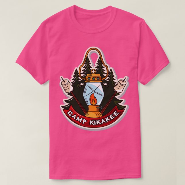T-shirt Le camp Kikakee d'Ernest va au camp (Design devant)
