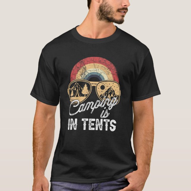 T-shirt Le Camping Est L'Objectif (Devant)