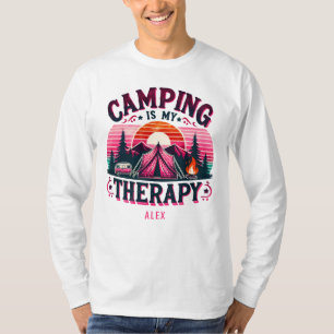 T-shirt Le Camping Est Ma Thérapie