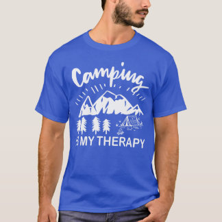 T-shirt Le camping est ma thérapie Camping