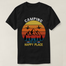 Le Camping Est Mon Endroit Heureux