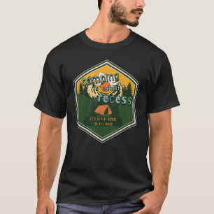 T-shirt Le camping est un jeu d'adultes, allons-y