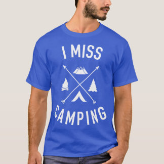 T-shirt Le camping me manque