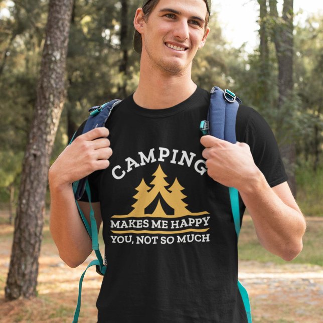 T-shirt Le Camping Me Rend Heureux (camping shirt)