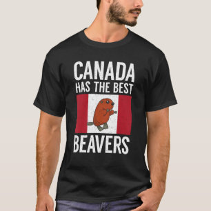 T-shirt Le Canada a les meilleurs castors canadiens