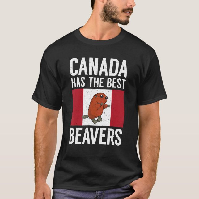 T-shirt Le Canada a les meilleurs castors canadiens (Devant)
