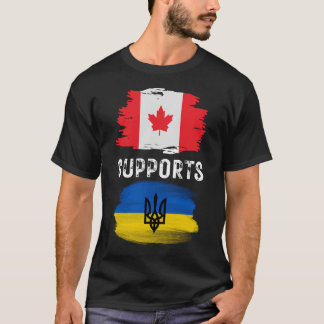 T-shirt Le Canada appuie l'Ukraine, appuie l'Ukraine