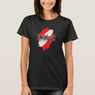 T-shirt Le Canada en fin de drapeau La violence sur les ar