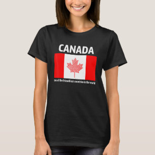 T-shirt Le Canada Est L'Un Des Pays Les Plus Aimés Du