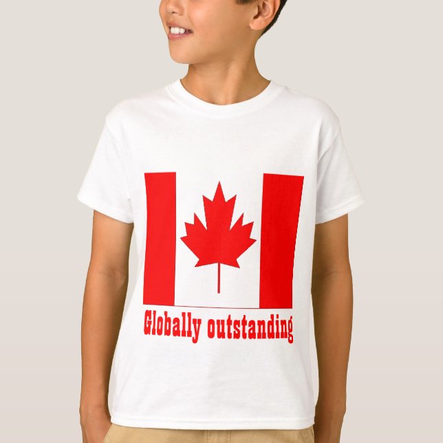 T-shirt Le Canada est un pays exceptionnel (Devant)