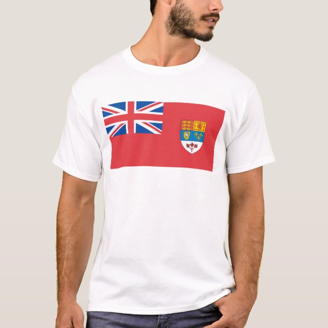 T-shirt Le Canada Flag (1957) (Devant)
