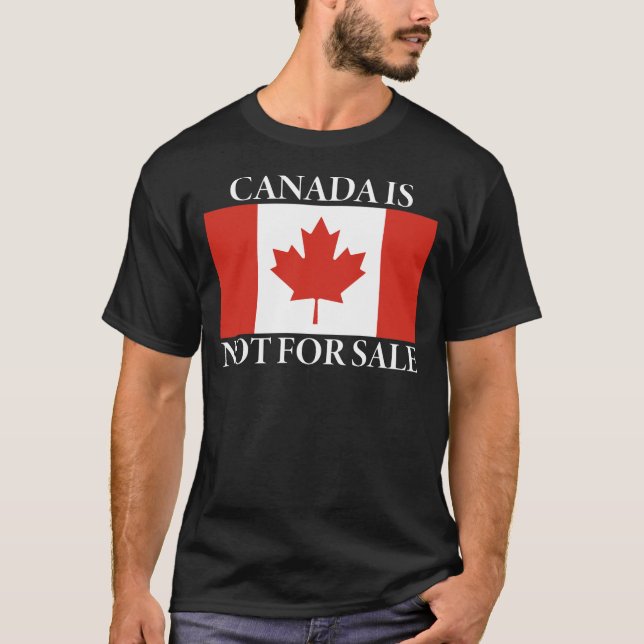 T-shirt Le Canada n'est pas à vendre (Devant)
