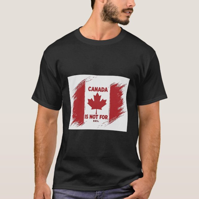 T-shirt Le Canada n'est pas à vendre (Devant)