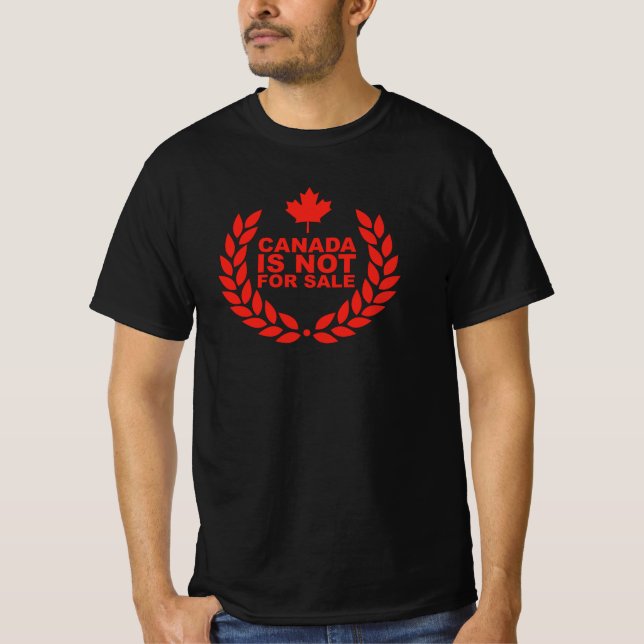 T-shirt Le Canada n'est pas à vendre (Devant)
