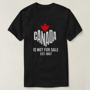 T-shirt Le Canada n'est pas à vendre Chemise - Fière Tee c