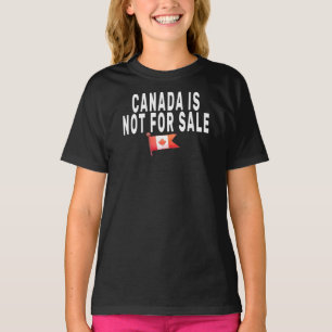 T-shirt Le Canada n'est pas à vendre, fier d'être une chem