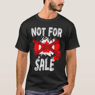 T-shirt Le Canada n'est pas à vendre Rétro Vintage 2025 Tr