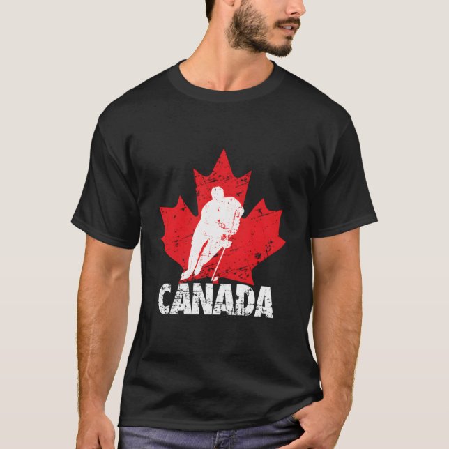 T-shirt Le Canada possède le hockey (Devant)