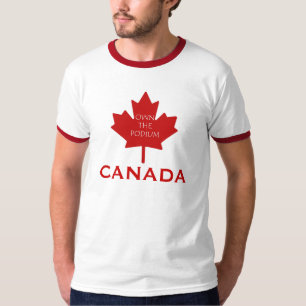 T-shirt Le Canada possèdent le Podium2