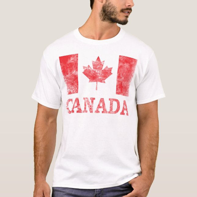 T-shirt Le Canada vintage (Devant)