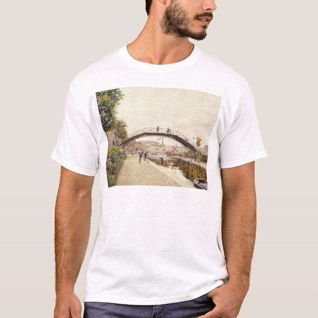 T-shirt Le canal de St Martin (Devant)