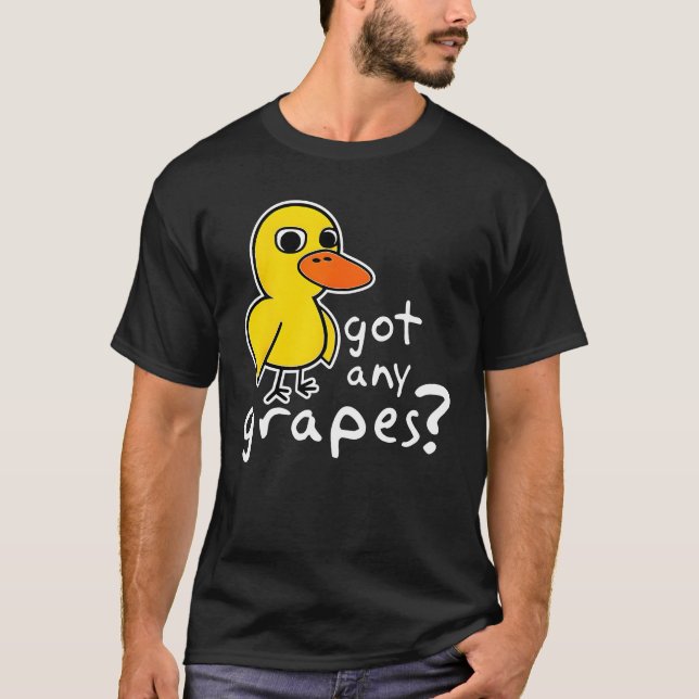 T-shirt Le Canard Chant A Obtenu N'Importe Quel Raisin Lem (Devant)