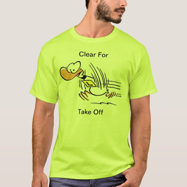 T-shirt Le canard de tintement enlèvent la chemise (Devant)